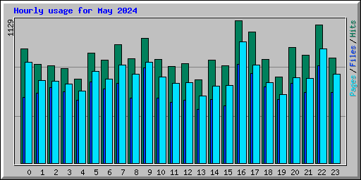 Hourly usage for May 2024